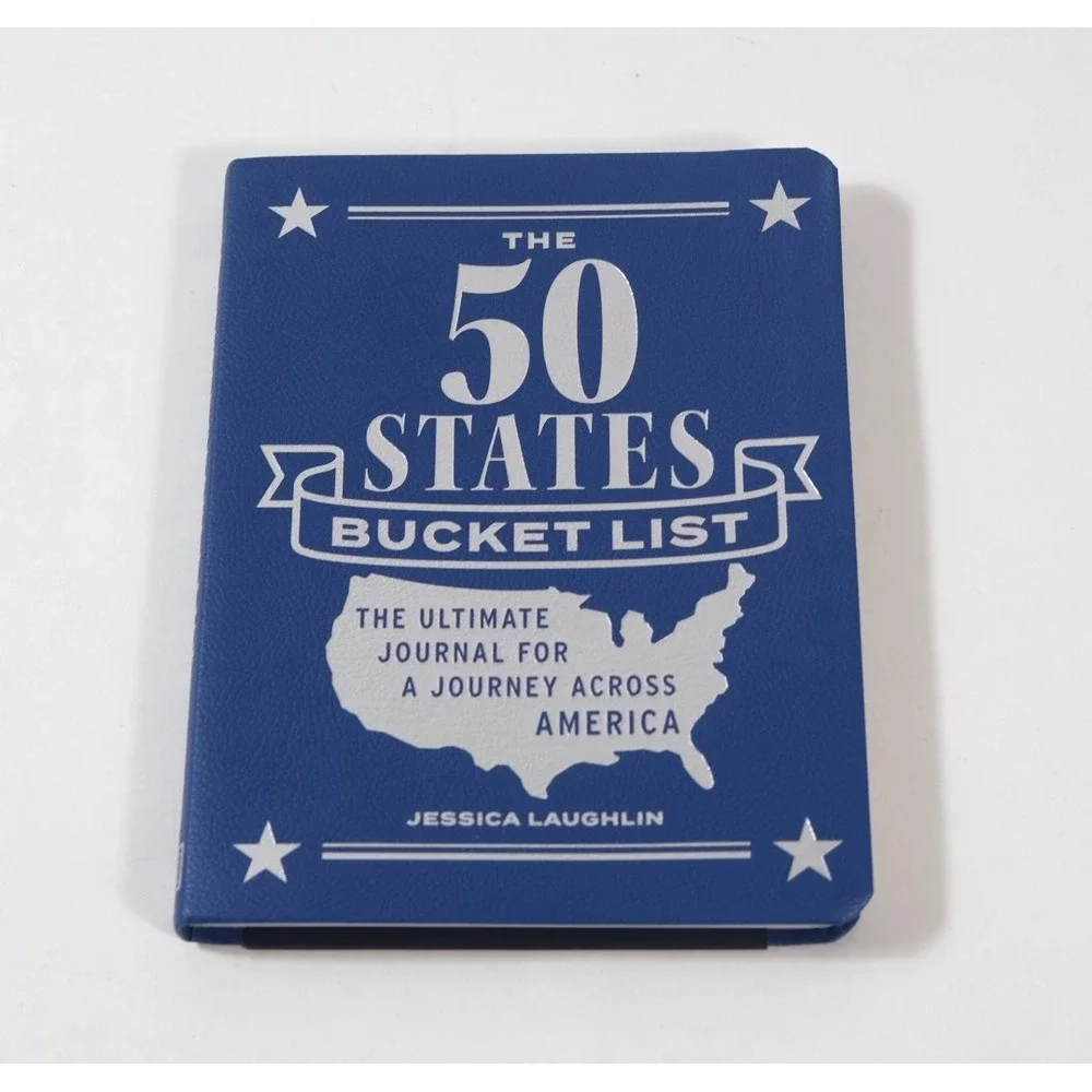 Epic Ink Journal Unisex OS Blue The 50 States Bucket List Travel Diary Hardcover